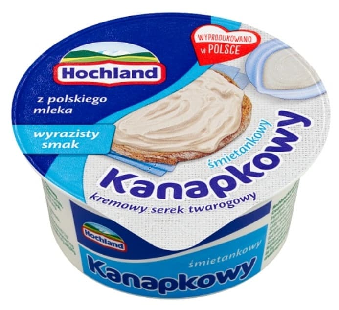 HOCHLAND Kanapkowy serek twarogowy śmietankowy 130 g