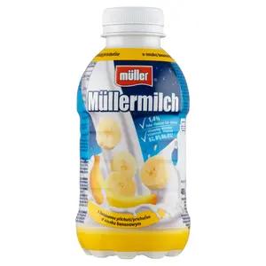 MÜLLER MÜLLERMILCH Napój mleczny o smaku bananowym