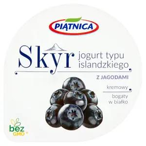 PIĄTNICA Skyr jogurt typu islandzkiego z jagodami