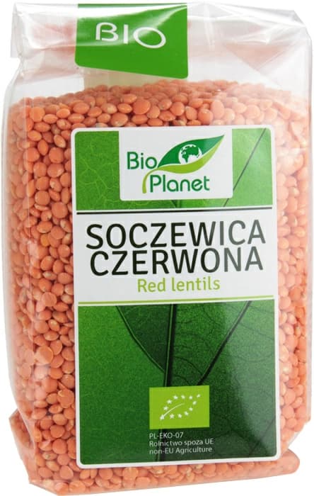 BIO PLANET Soczewica czerwona BIO 400 g