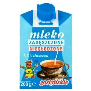SM GOSTYŃ Mleko gostyńskie zagęszczone niesłodzone 7,5% tłuszczu