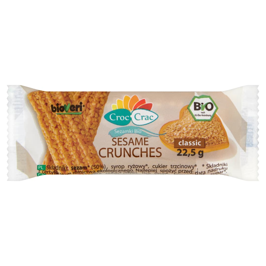 BIOVERI Sezamki Croc Crac Classic BIO 22 g