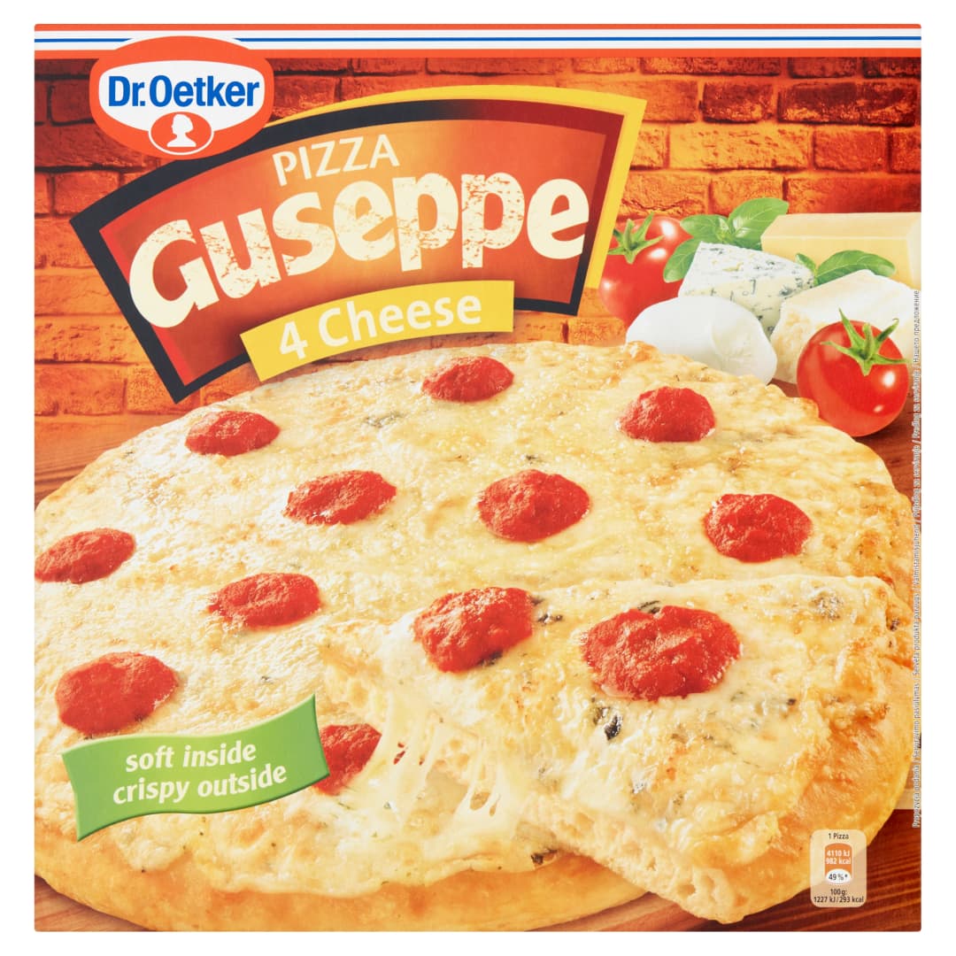 DR. OETKER GUSEPPE Pizza 4 sery mrożona 335 g