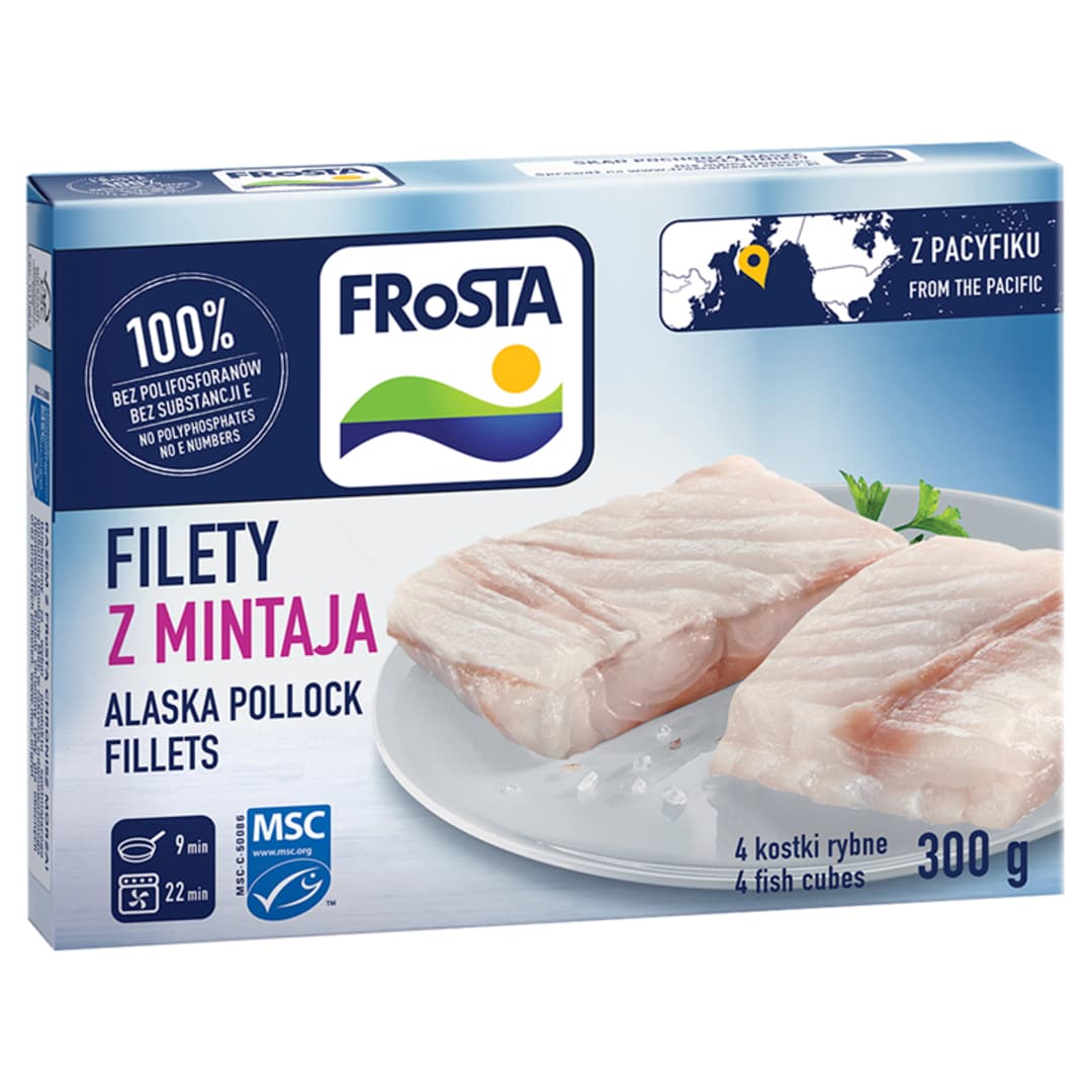 FROSTA Filety z mintaja 4 szt. mrożone 300 g