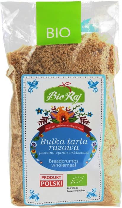 BIO RAJ Bułka tarta razowa BIO 250 g