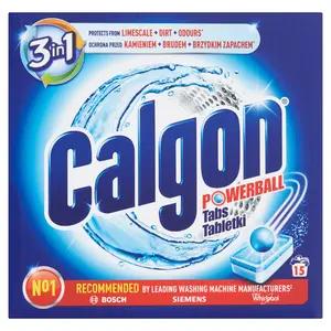 CALGON Tabletki do pralek przeciw osadzaniu się kamienia 15 szt.
