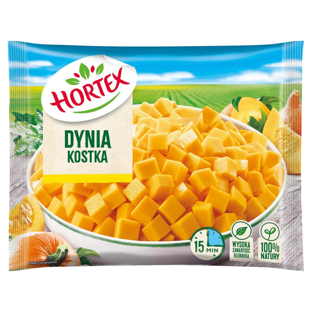 HORTEX Dynia kostka mrożona 450 g