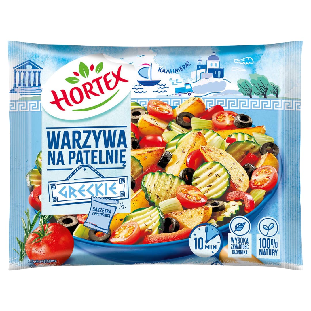 HORTEX Warzywa na patelnię greckie mrożone 400 g