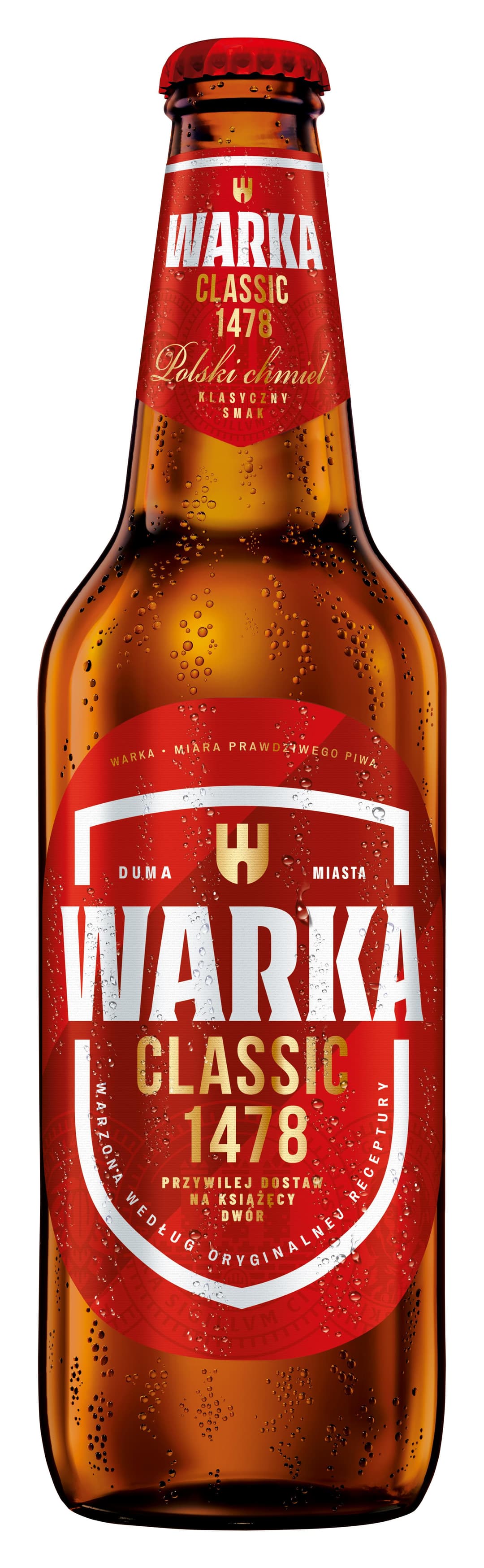 WARKA Piwo Classic Jasne Pełne butelka 500 ml