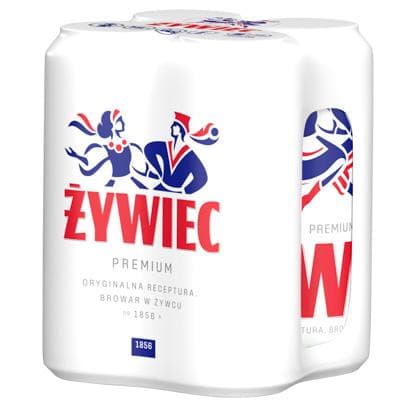 ŻYWIEC Piwo w puszce 4x500 ml 2000 ml