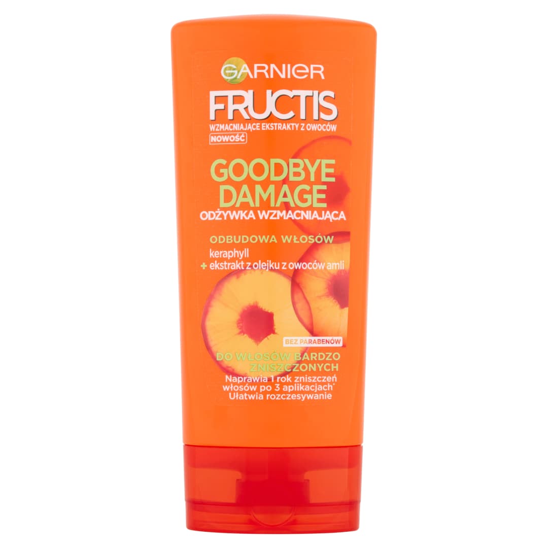 GARNIER FRUCTIS Odżywka wzmacniająca do włosów zniszczonych Goodbye Damage 200ml