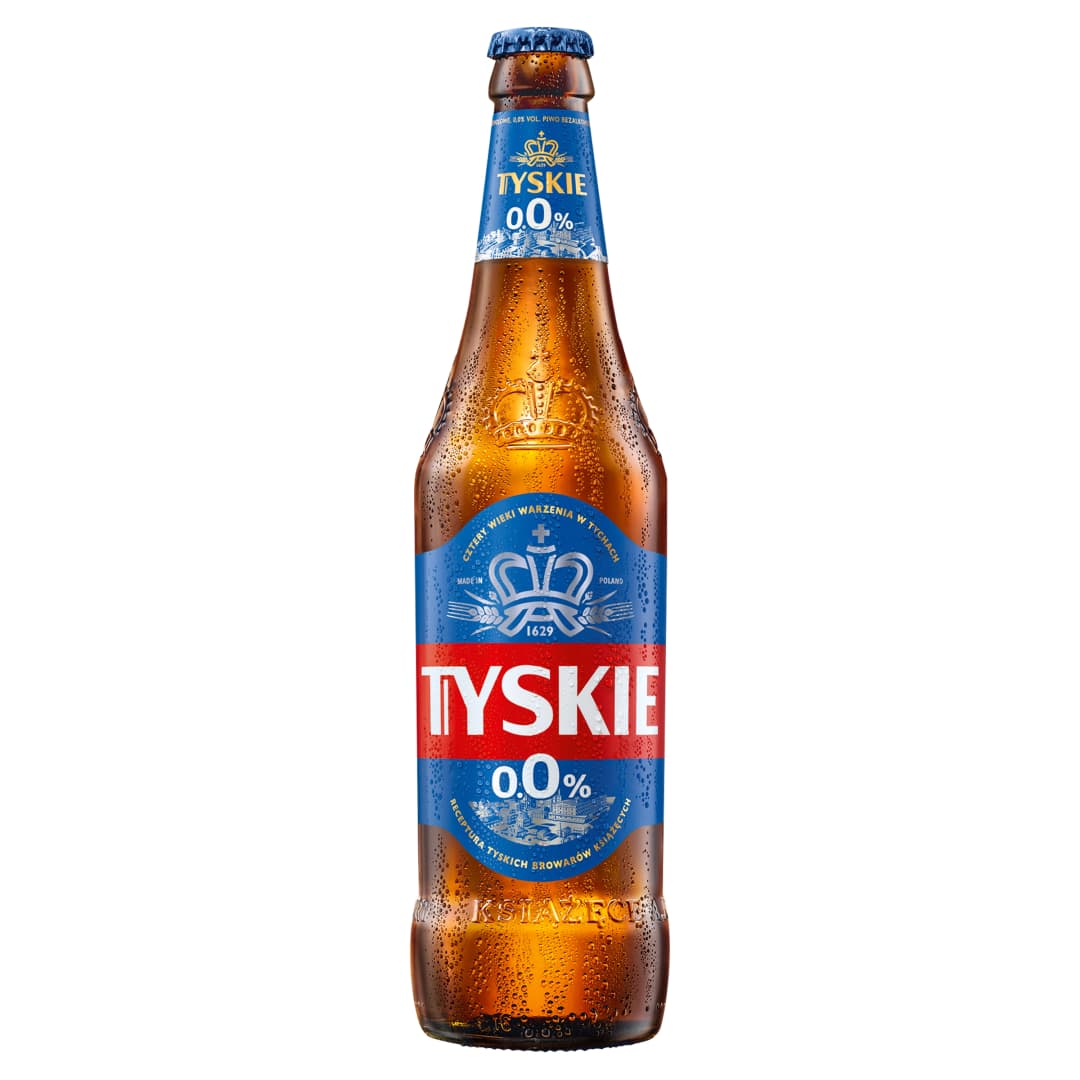 TYSKIE Piwo bezalkoholowe butelka 500 ml