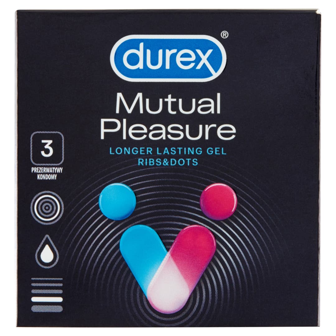 DUREX MUTUAL PLEASURE Prezerwatywy 3 szt.