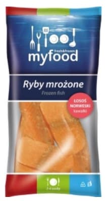 MYFOOD Łosoś norweski kawałki mrożone