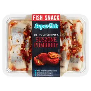 SUPER FISH Filety śledziowe z suszonymi pomidorami