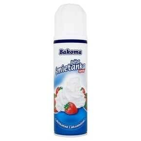 BAKOMA Bita śmietana w sprayu 250 g