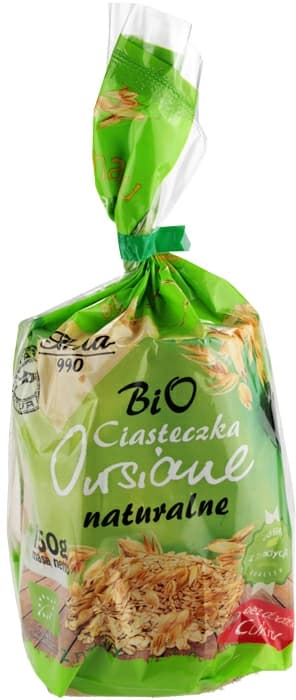 BIO ANIA Ciastka owsiane naturalne bez dodatku cukrów BIO 150 g
