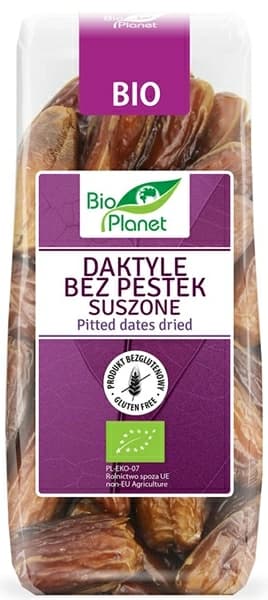 BIO PLANET Daktyle bez pestek suszone bezglutenowe BIO 150 g