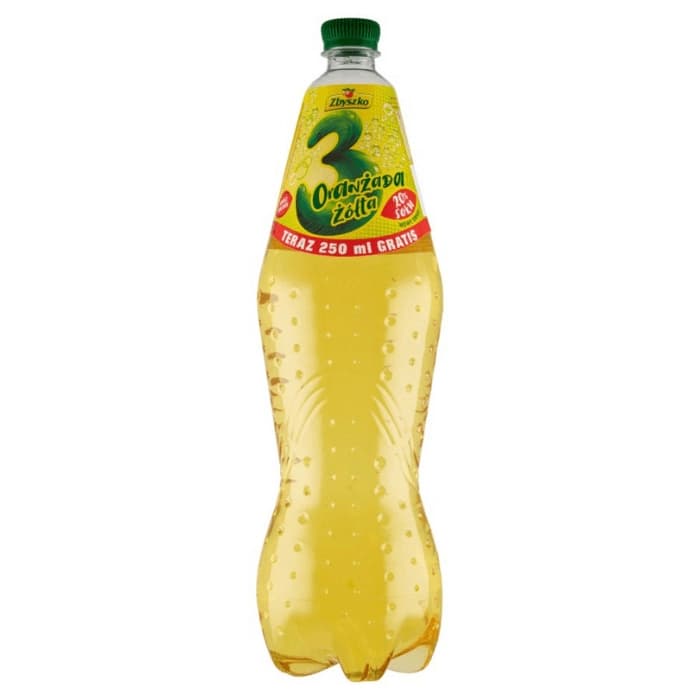 ZBYSZKO 3 Napój gazowany oranżada żółta 1750 ml