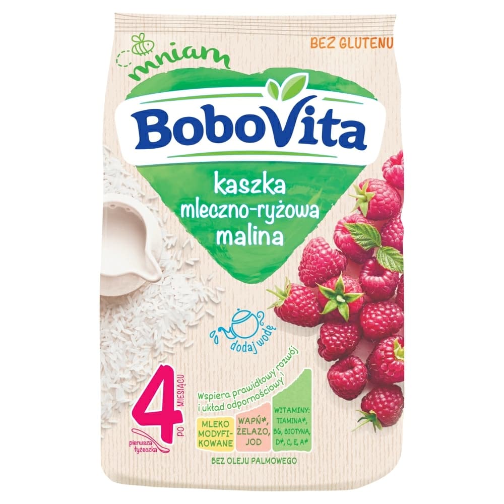 BOBOVITA Kaszka mleczno-ryżowa malina 230 ml