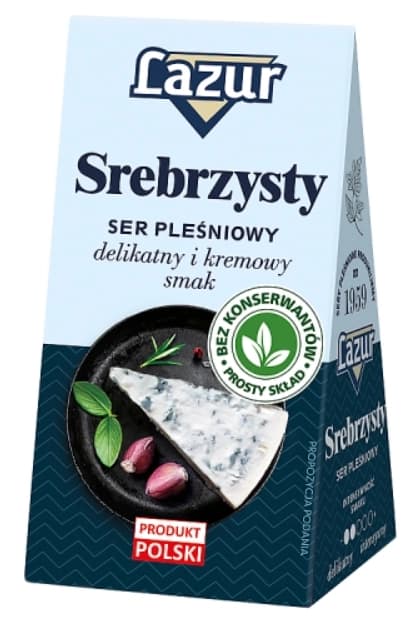 LAZUR SREBRZYSTY Ser pleśniowy 100 g
