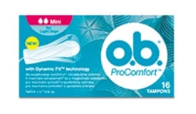 O.B. PROCOMFORT Tampony Mini 16 szt.