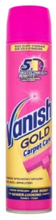 VANISH Pianka do dywanów wykładzin i tapicerki Gold Carpet Care 600 ml