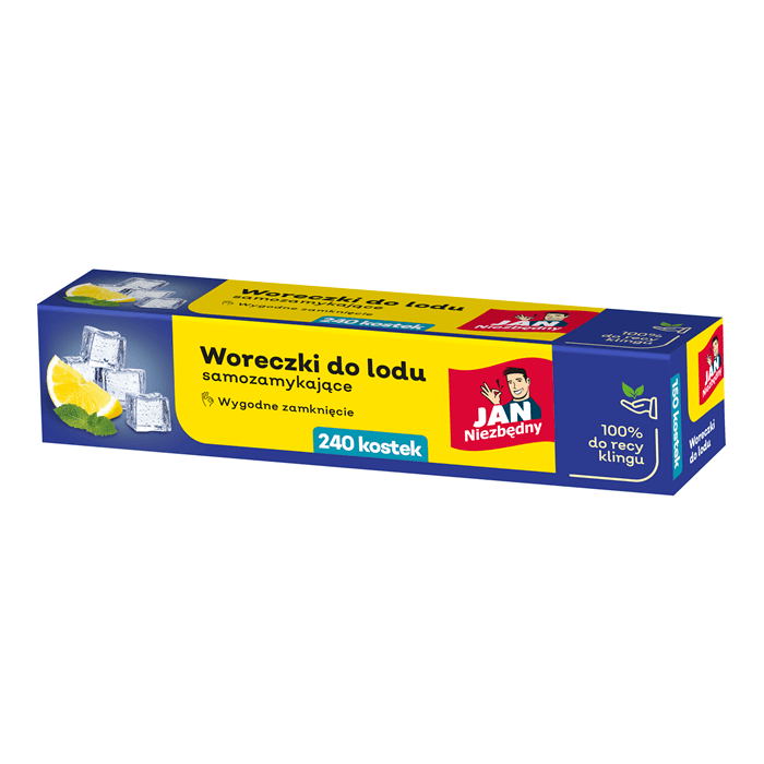 JAN NIEZBĘDNY Woreczki do kostek lodu 10 szt.