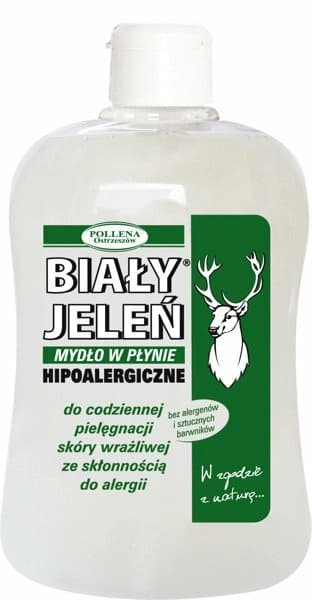 BIAŁY JELEŃ Mydło w płynie zapas hypoalergiczne 500 ml