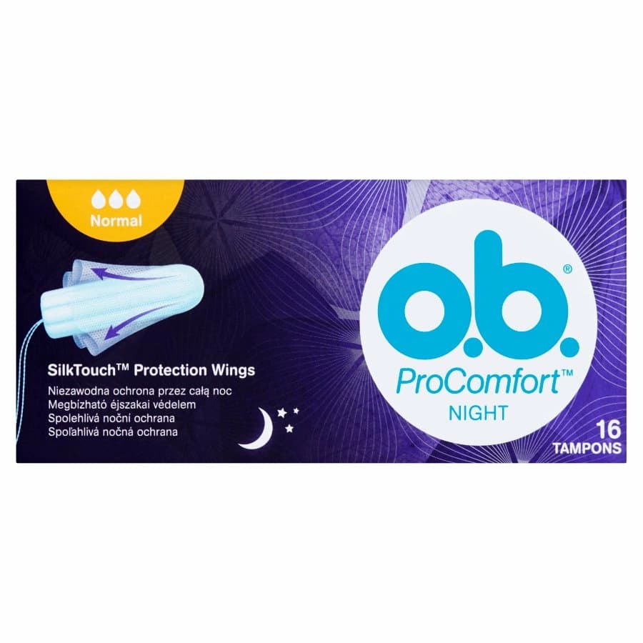 O.B. PROCOMFORT NIGHT Tampony Normal 16 szt.