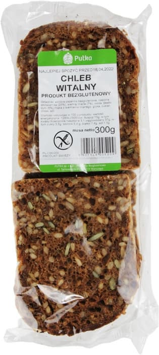 PUTKA Bezglutenowy chleb witalny 300 g