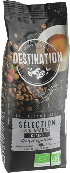 DESTINATION Kawa ziarnista 100% Arabica Sélection BIO 250 g