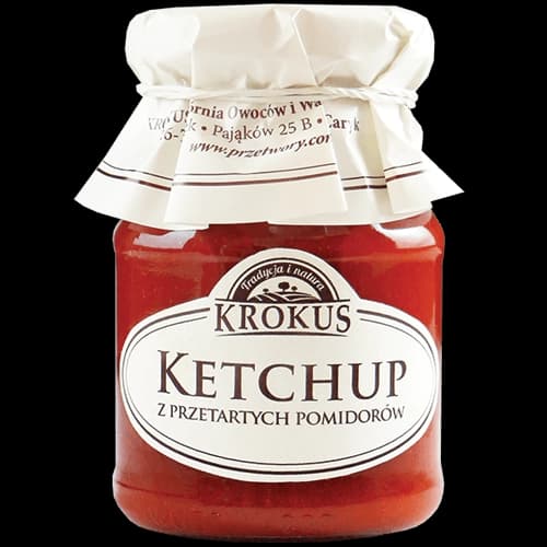 KROKUS Ketchup z przetartych pomidorów 180 g