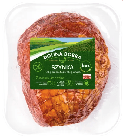 DOLINA DOBRA Szynka bez konserwantów 440 g