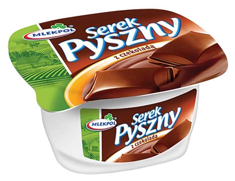MLEKPOL Serek Pyszny homogenizowany z czekoladą 140 g