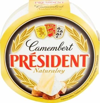 PRESIDENT Ser Camembert naturalny 120 g