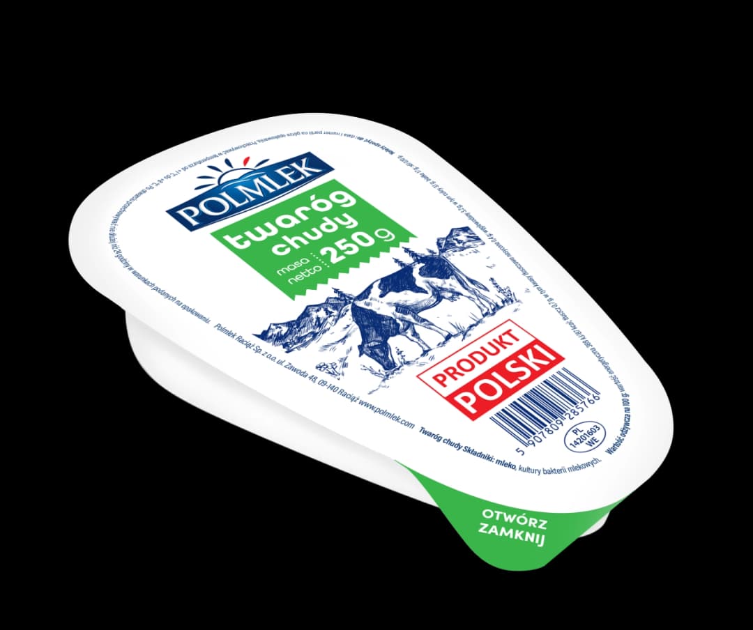 POLMLEK Twaróg klinek chudy 250 g