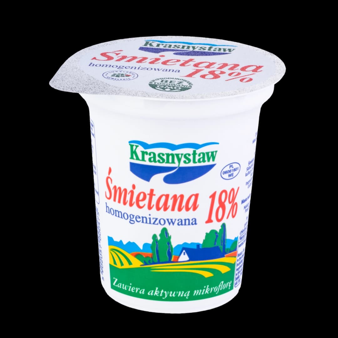 KRASNYSTAW Śmietana 18% 300 g