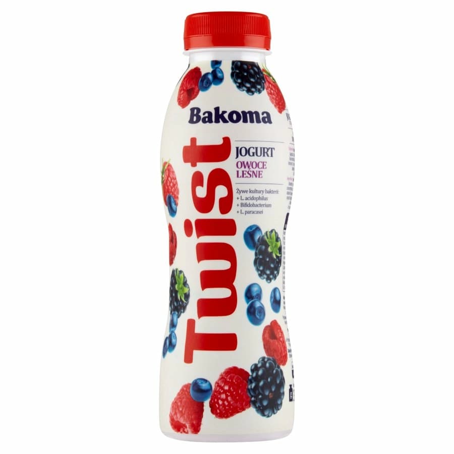 BAKOMA Twist jogurt owoce leśne 370 g