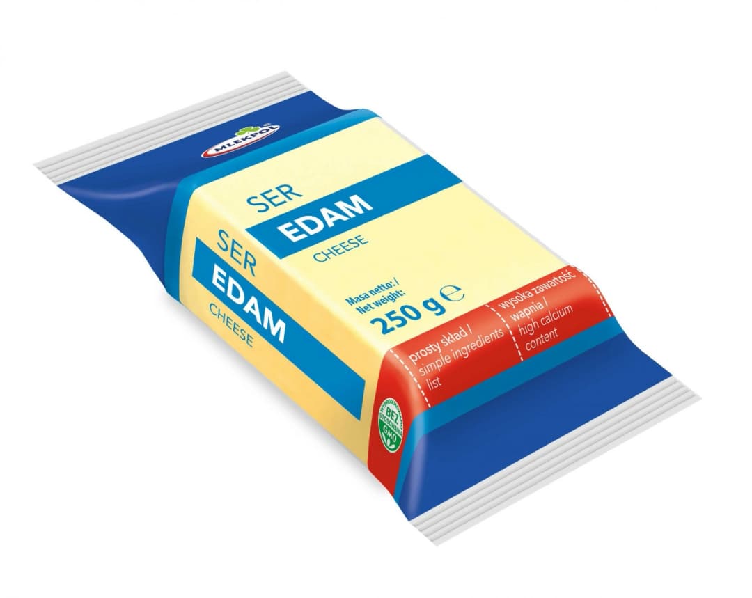 MLEKPOL Ser Edam w kawałku 250 g