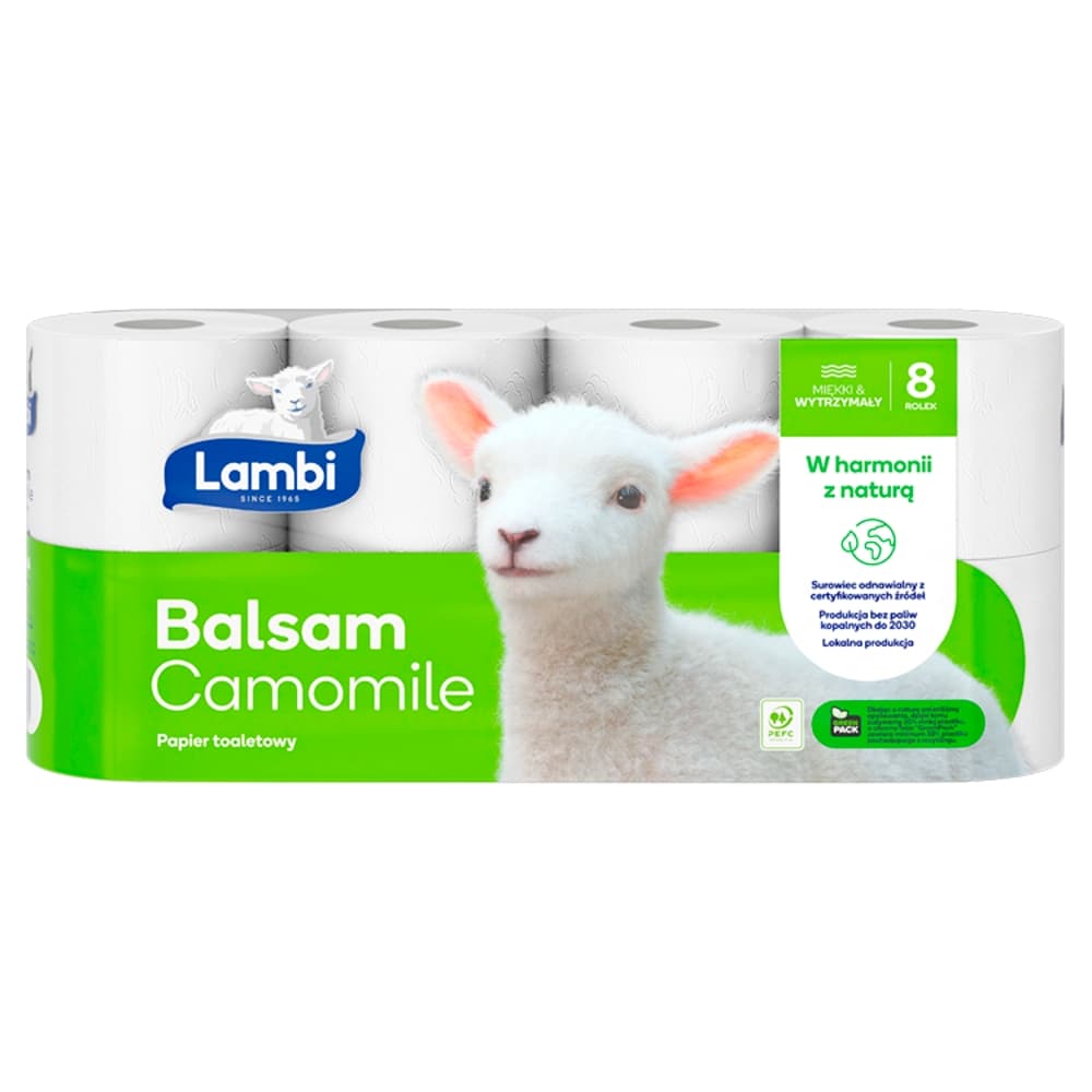 LAMBI Papier toaletowy Balsam Camomille 8 rolek