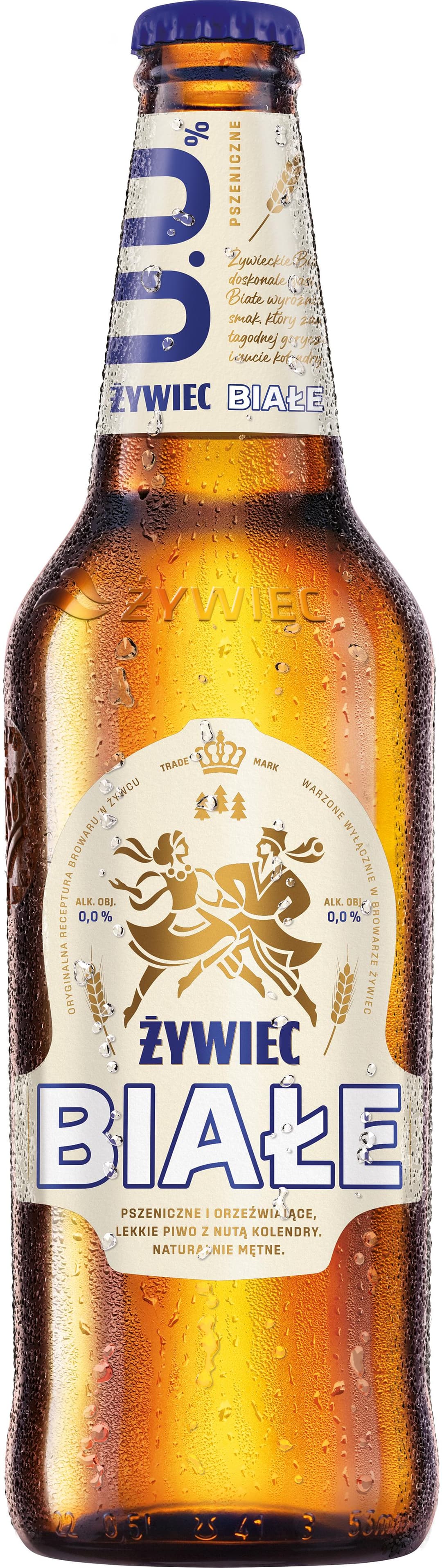 ŻYWIEC Piwo białe bezalkoholowe butelka 500 ml