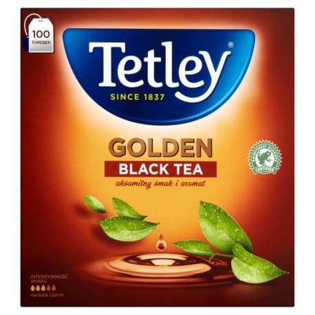 TETLEY GOLDEN Herbata czarna 100 szt. 200 g
