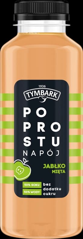 TYMBARK PO PROSTU Napój jabłko mięta 400 ml