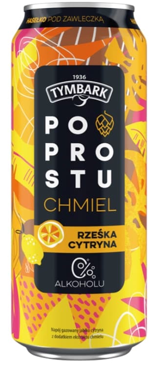 TYMBARK PO PROSTU Napój gazowany chmiel rześka cytryna 500 ml