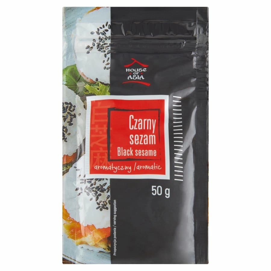 HOUSE OF ASIA Czarny sezam 50 g