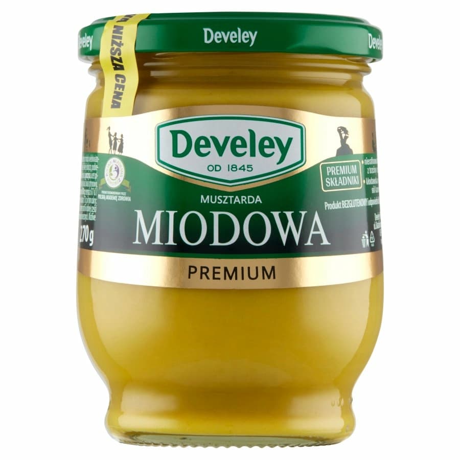 DEVELEY Musztarda premium miodowa 270 g