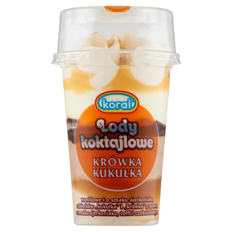 KORAL Lody koktajlowe Krówka-kukułka 220 ml