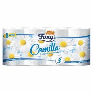 FOXY CAMILLA Papier toaletowy rumiankowy 8 rolek