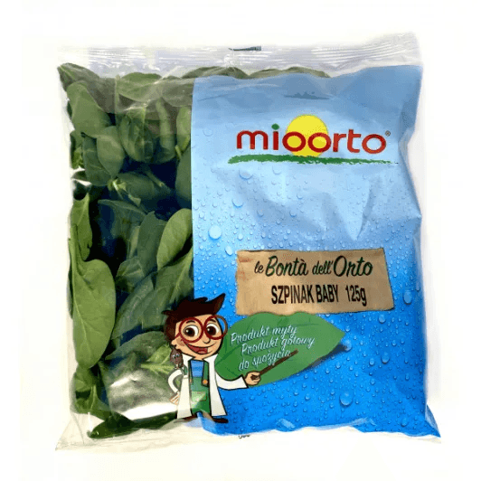 MIOORTO Szpinak Baby 125 g